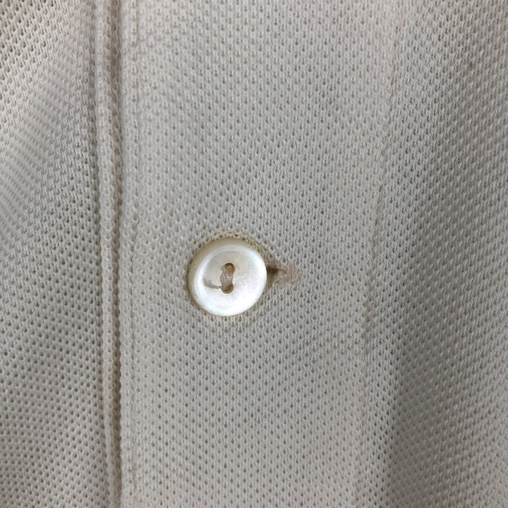 Lacoste LACOSTE Short Sleeve Polo Shirt Size 4 Men's M cotton unbleached Vintage Second Hand