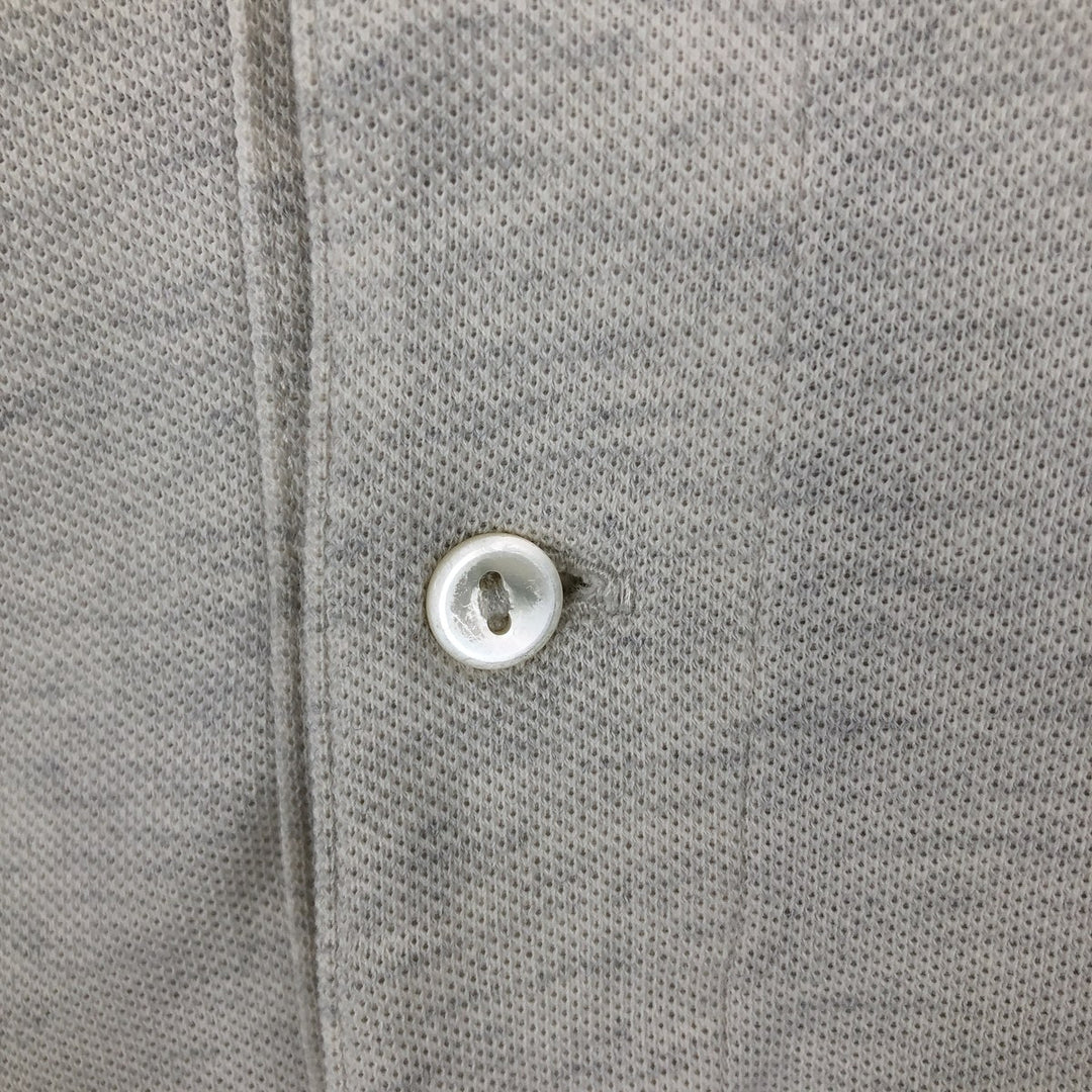 Lacoste Classic Fit short sleeve polo shirt size 5, men's size L cotton white type Vintage Second Hand