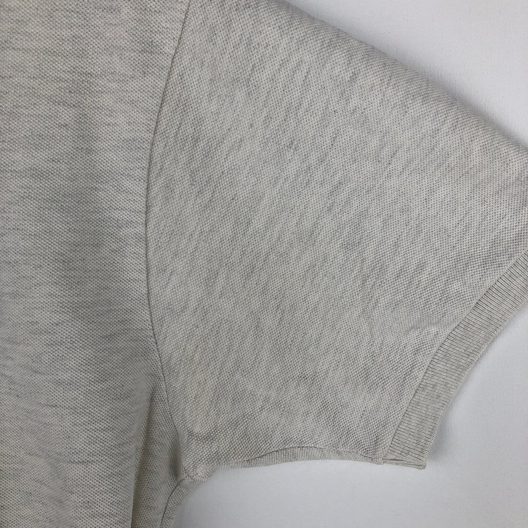 Lacoste Classic Fit short sleeve polo shirt size 5, men's size L cotton white type Vintage Second Hand