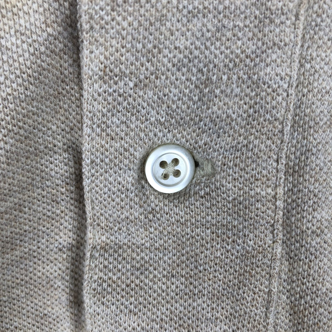 Ralph Lauren POLO by Ralph Lauren short sleeve polo shirt, men's size M cotton Beige type Vintage Second Hand