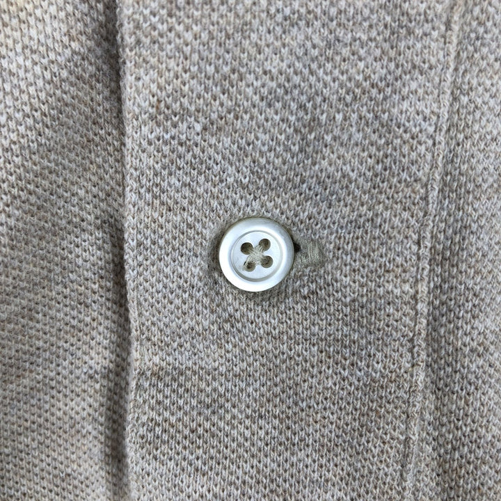 Ralph Lauren POLO by Ralph Lauren short sleeve polo shirt, men's size M cotton Beige type Vintage Second Hand
