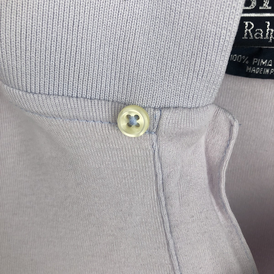 Ralph Lauren POLO by Ralph Lauren Skipper Short-Sleeve Polo Shirt, Men's Size XL (approx.) Pima Cotton purple type Vintage Second Hand