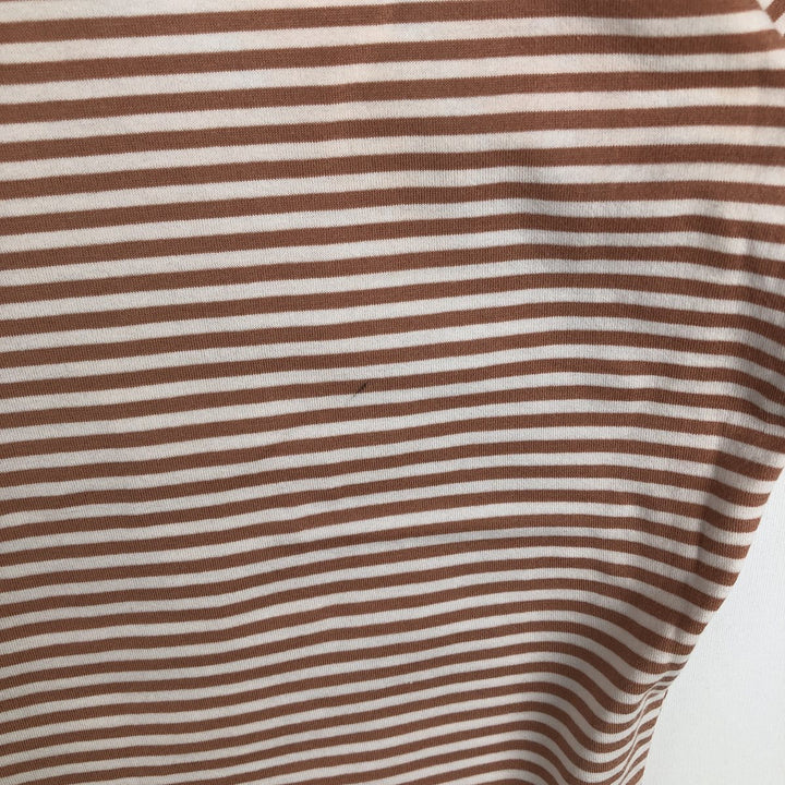 Ralph Lauren POLO by Ralph Lauren short sleeve striped polo shirt, men's size M Pima Cotton brown type Vintage Second Hand