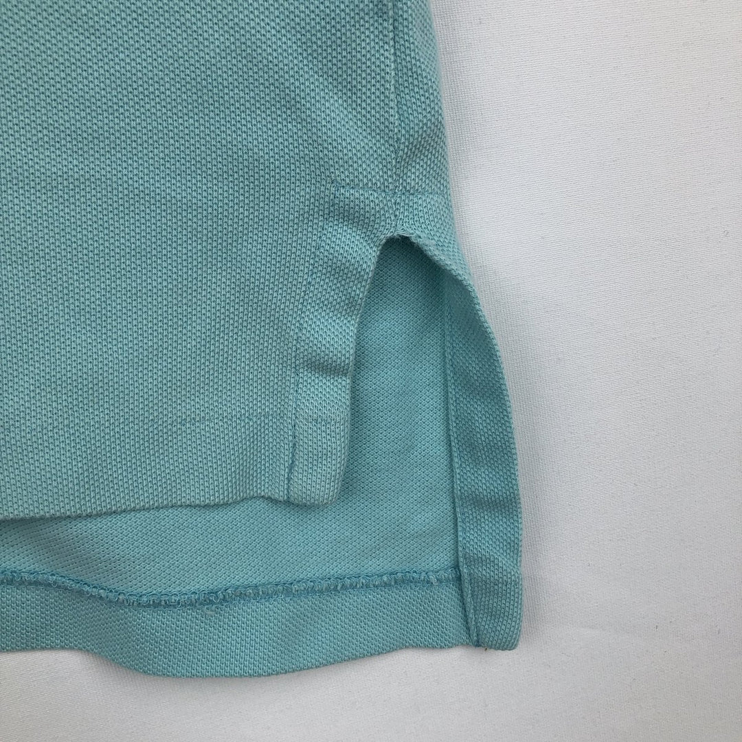 Ralph Lauren POLO by Ralph Lauren short sleeve polo shirt, men's XL size unclear turquoise blue Vintage Second Hand