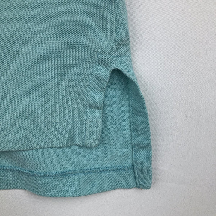 Ralph Lauren POLO by Ralph Lauren short sleeve polo shirt, men's XL size unclear turquoise blue Vintage Second Hand