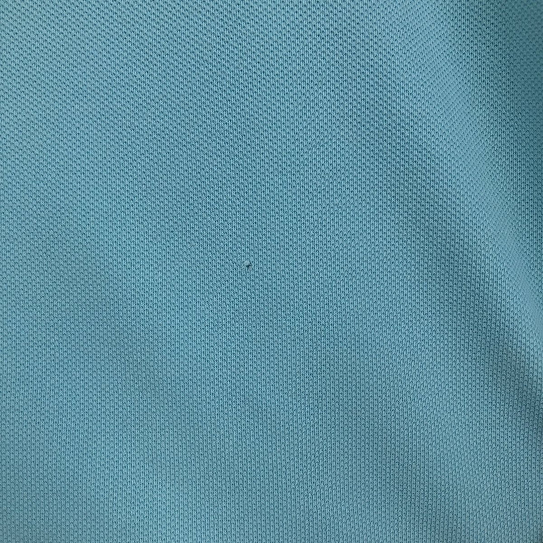 Ralph Lauren POLO by Ralph Lauren short sleeve polo shirt, men's XL size unclear turquoise blue Vintage Second Hand