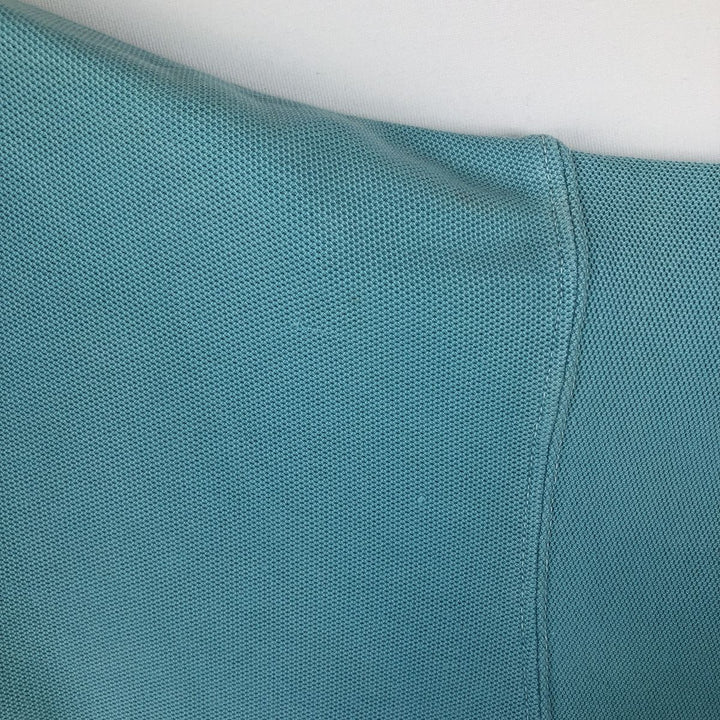 Ralph Lauren CHAPS Short-Sleeve Polo Shirt, Men's Size M (approx.) cotton turquoise blue Vintage Second Hand