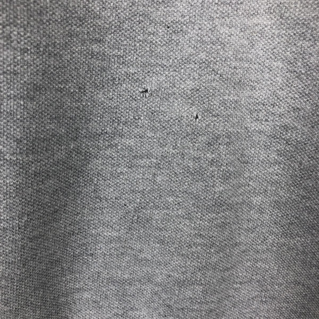 Ralph Lauren CHAPS short sleeve polo shirt, men's size L cotton gray type Vintage Second Hand
