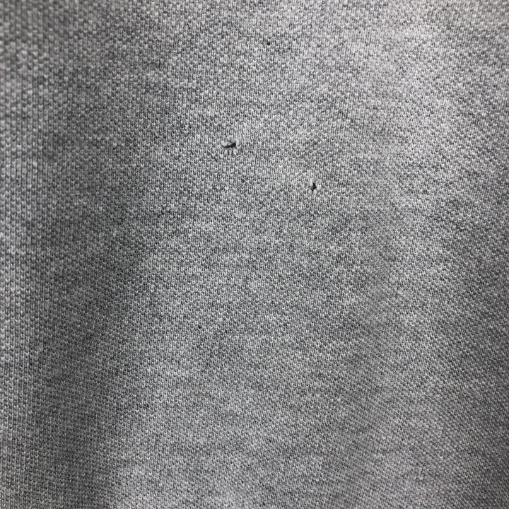 Ralph Lauren CHAPS short sleeve polo shirt, men's size L cotton gray type Vintage Second Hand