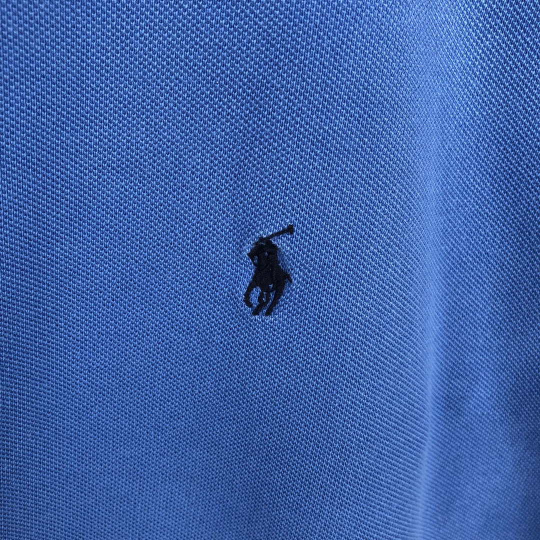 Ralph Lauren POLO by Ralph Lauren short sleeve polo shirt, men's size M cotton blue type Vintage Second Hand