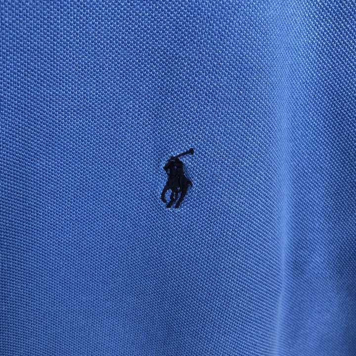 Ralph Lauren POLO by Ralph Lauren short sleeve polo shirt, men's size M cotton blue type Vintage Second Hand