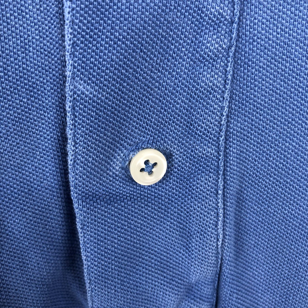 Ralph Lauren POLO by Ralph Lauren short sleeve polo shirt, men's size M cotton blue type Vintage Second Hand