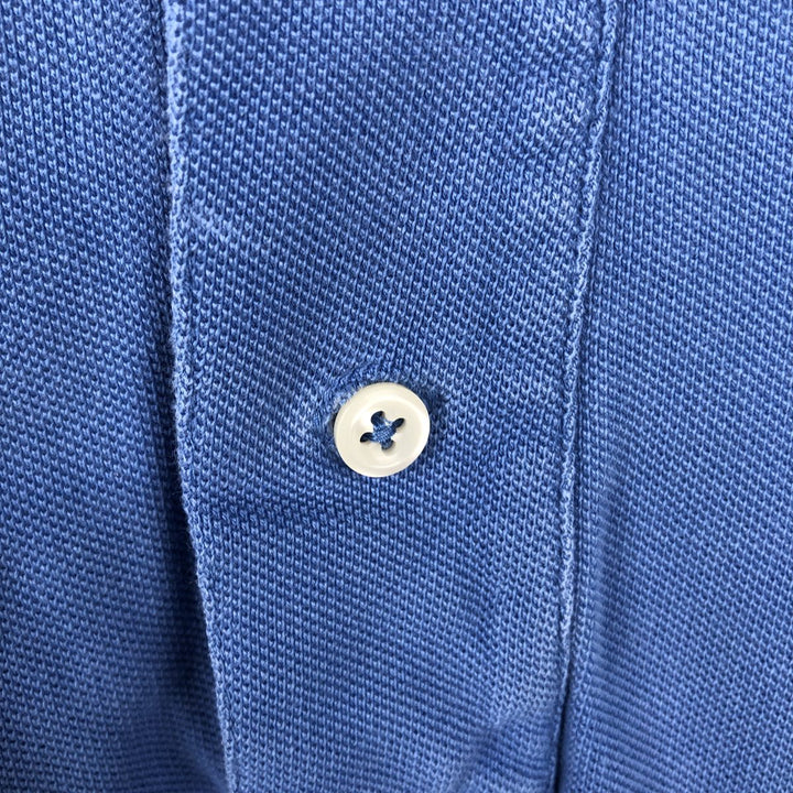 Ralph Lauren POLO by Ralph Lauren short sleeve polo shirt, men's size M cotton blue type Vintage Second Hand