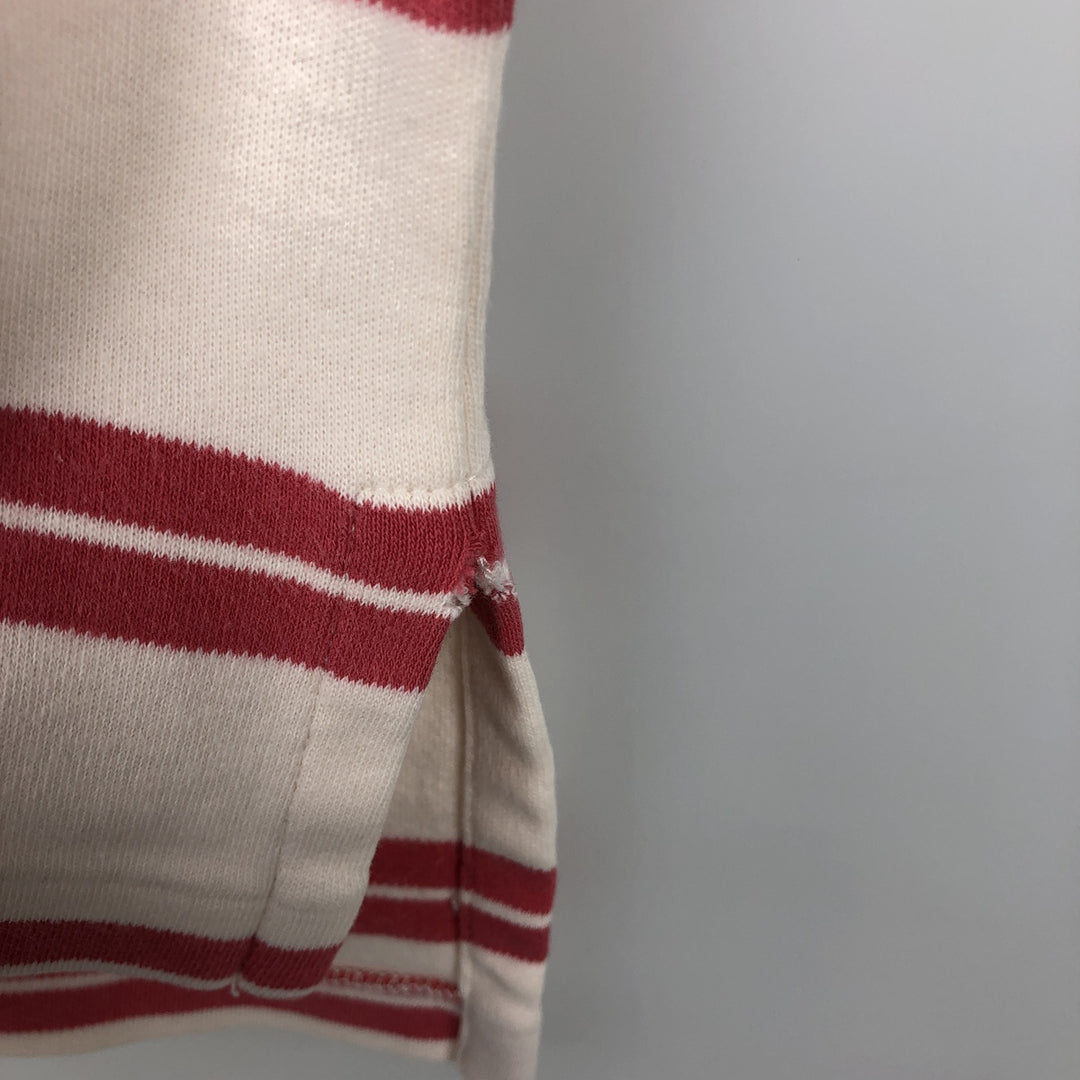 Ralph Lauren POLO by Ralph Lauren short sleeve striped polo shirt, men's size M cotton pink type Vintage Second Hand