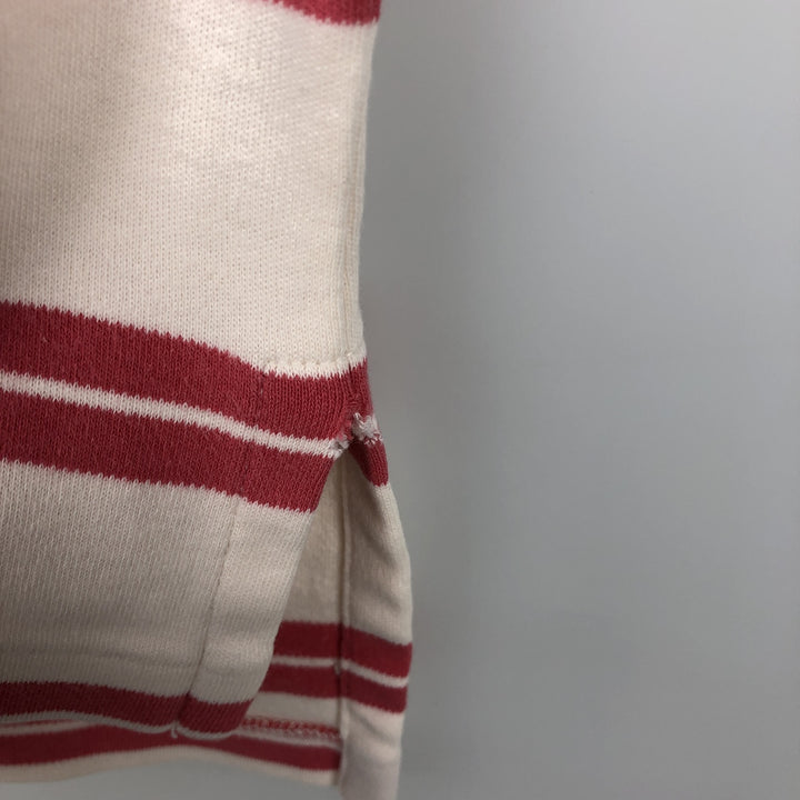 Ralph Lauren POLO by Ralph Lauren short sleeve striped polo shirt, men's size M cotton pink type Vintage Second Hand