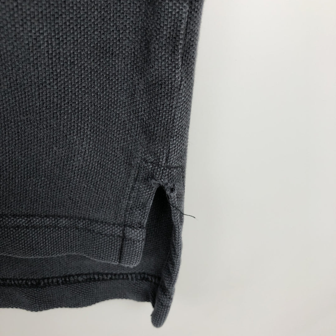 1990'S Tommy Hilfiger short-sleeved polo shirt, men's size S (approx.), vintage. cotton dark green Vintage Second Hand