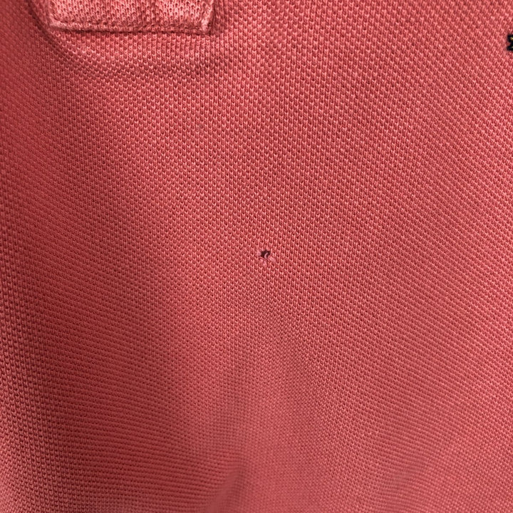 1990'S Tommy Hilfiger Short-Sleeve Polo Shirt, Men's Size L (approx.), Vintage cotton pink type Vintage Second Hand