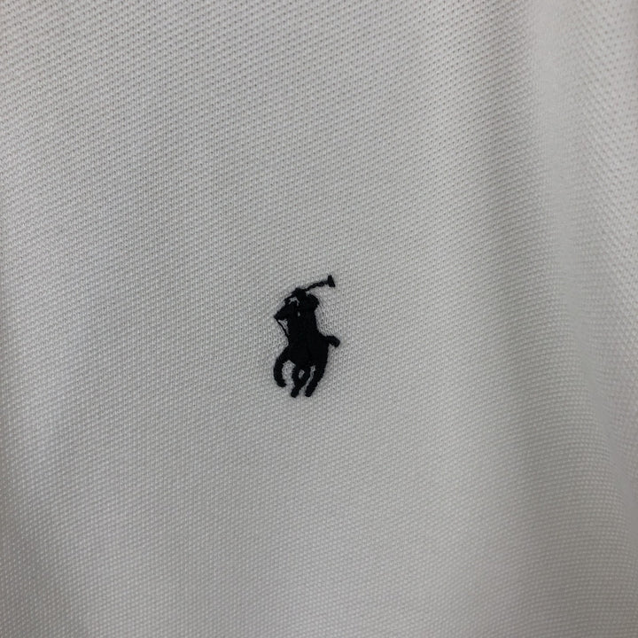 Ralph Lauren POLO by Ralph Lauren CUSTOM FIT short sleeve polo shirt, men's M size Pima Cotton white type Vintage Second Hand