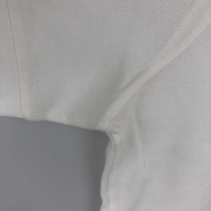 Ralph Lauren POLO by Ralph Lauren CUSTOM FIT short sleeve polo shirt, men's M size Pima Cotton white type Vintage Second Hand