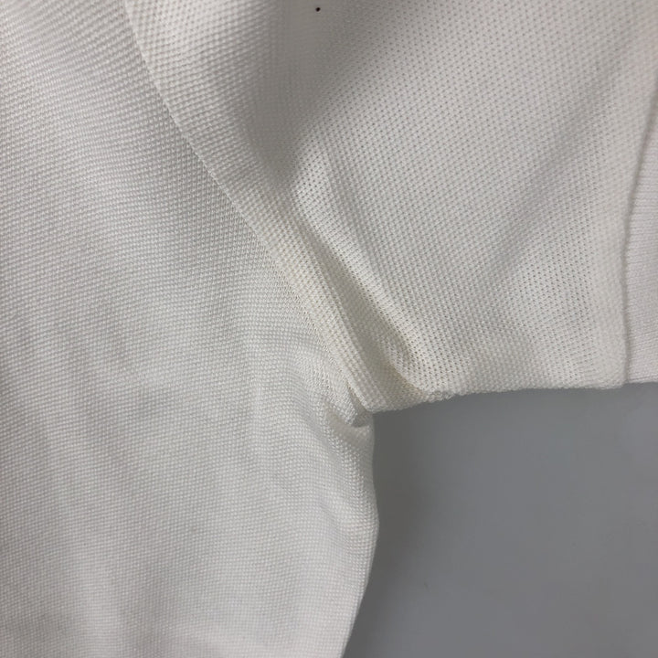 Ralph Lauren POLO by Ralph Lauren CUSTOM FIT short sleeve polo shirt, men's M size Pima Cotton white type Vintage Second Hand