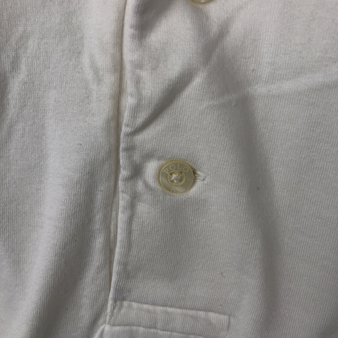Ralph Lauren POLO by Ralph Lauren short sleeve polo shirt, size S for men cotton white type Vintage Second Hand