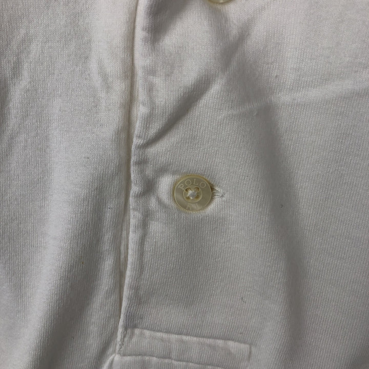 Ralph Lauren POLO by Ralph Lauren short sleeve polo shirt, size S for men cotton white type Vintage Second Hand