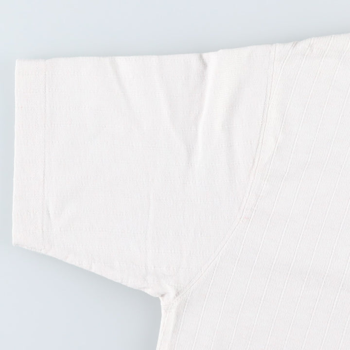 Ralph Lauren CHAPS Short-Sleeve Polo Shirt, Men's Size S (approx.) cotton white type Vintage Second Hand