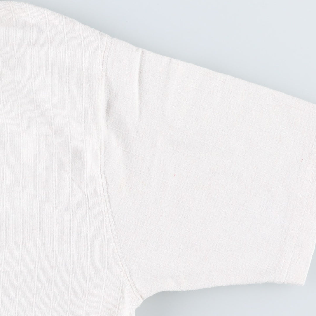 Ralph Lauren CHAPS Short-Sleeve Polo Shirt, Men's Size S (approx.) cotton white type Vintage Second Hand