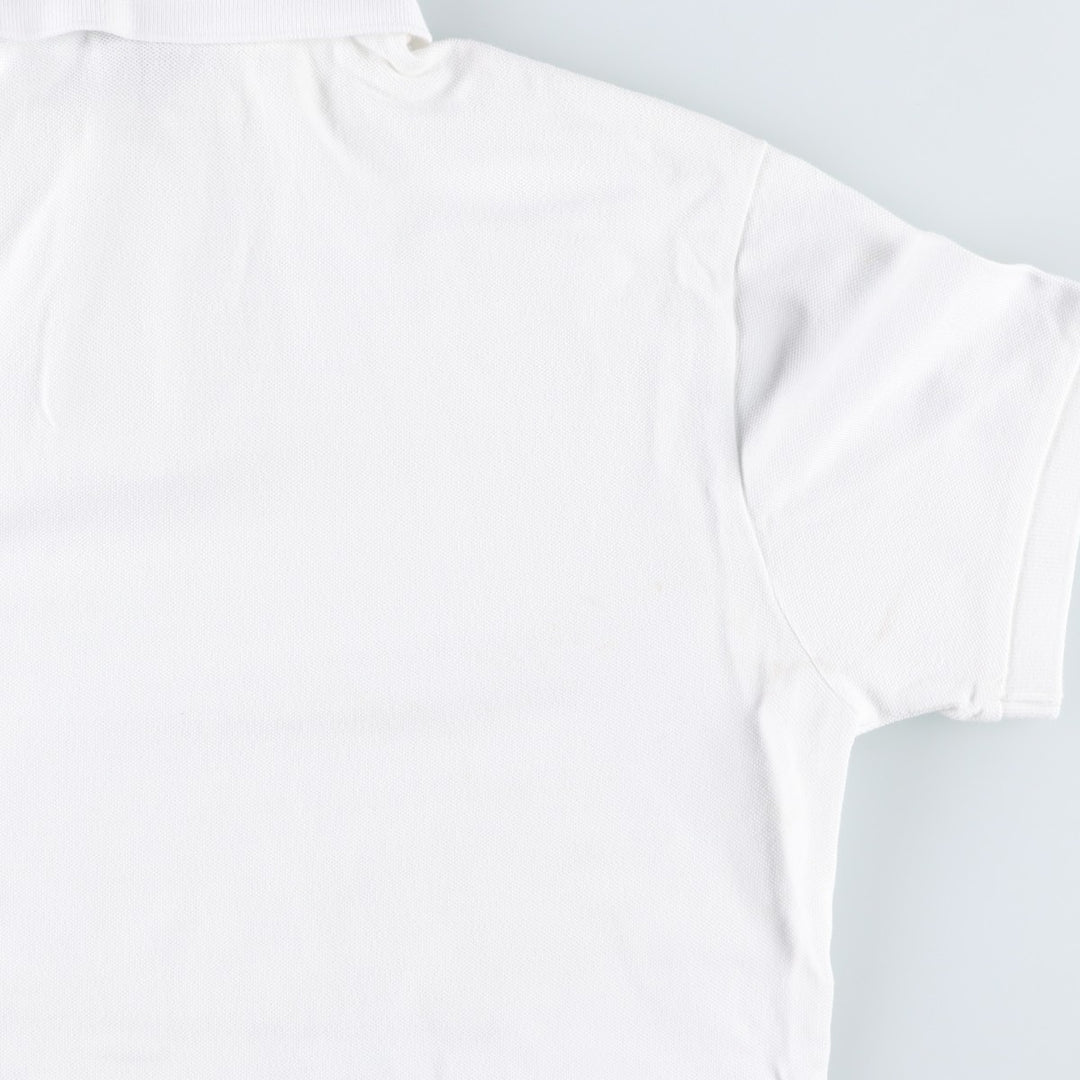 Ralph Lauren POLO by Ralph Lauren CUSTOM FIT short sleeve polo shirt, men's M size cotton white type Vintage Second Hand