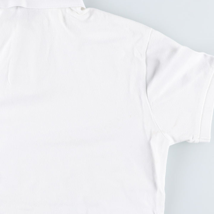 Ralph Lauren POLO by Ralph Lauren CUSTOM FIT short sleeve polo shirt, men's M size cotton white type Vintage Second Hand