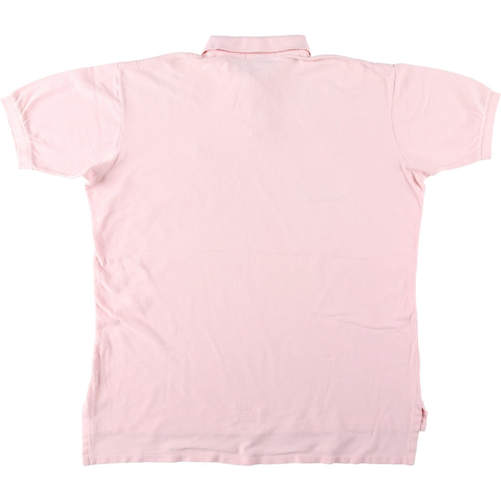 90'S Ralph Lauren POLO by Ralph Lauren short sleeve polo shirt made in USA, men's XL size, vintage cotton pink type Vintage Second Hand
