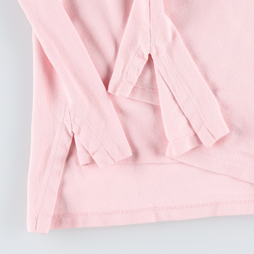 90'S Ralph Lauren POLO by Ralph Lauren short sleeve polo shirt made in USA, men's XL size, vintage cotton pink type Vintage Second Hand