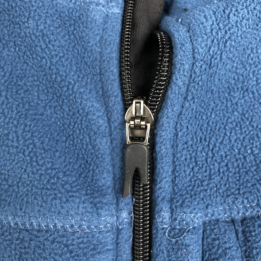 Timberland Fleece Vest, Men's XL polyester Navy blue Vintage Second Hand
