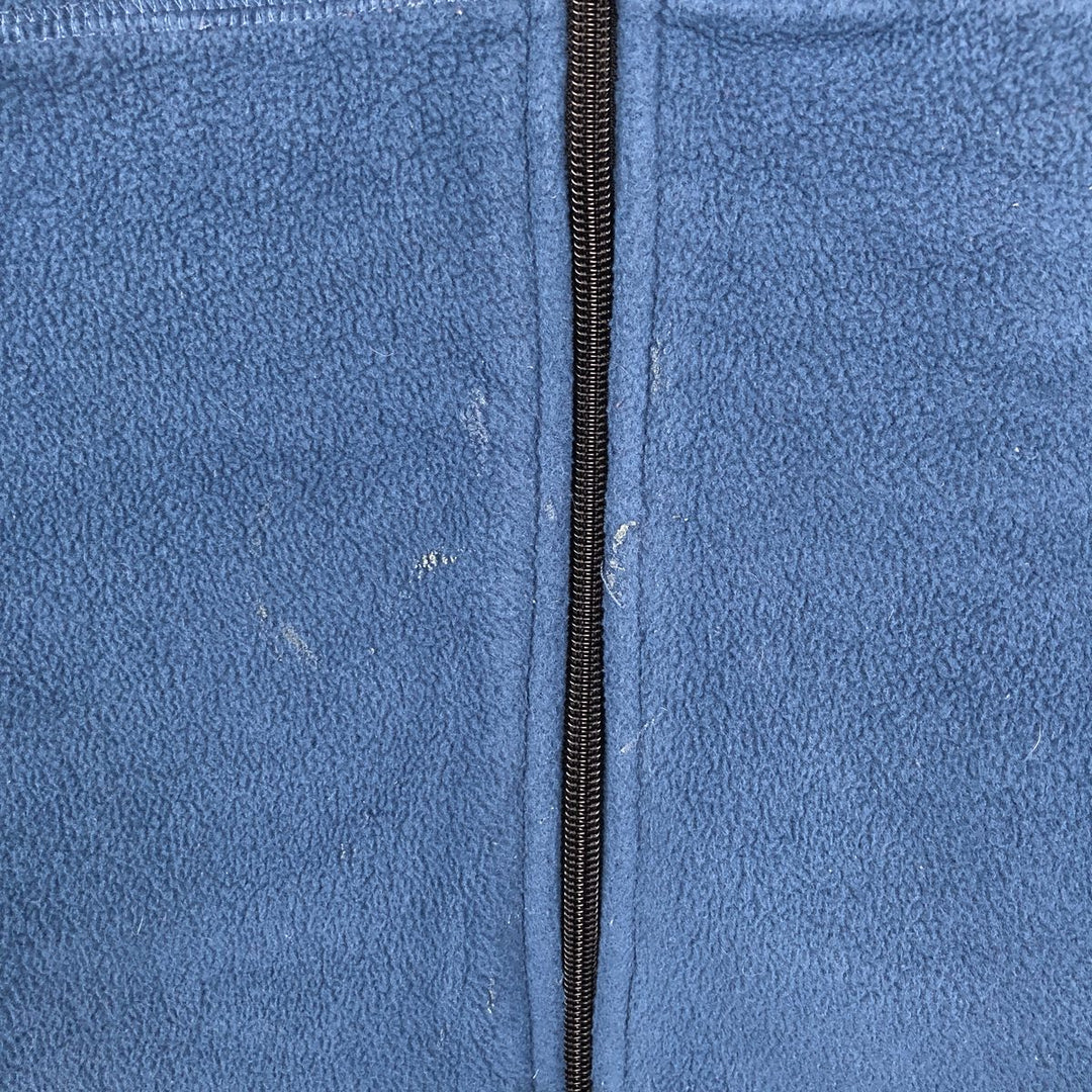 Timberland Fleece Vest, Men's XL polyester Navy blue Vintage Second Hand