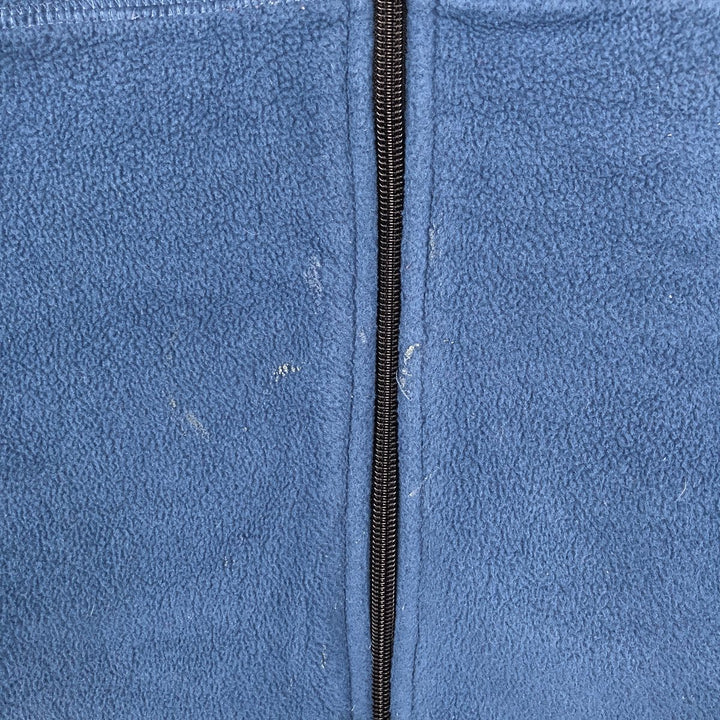 Timberland Fleece Vest, Men's XL polyester Navy blue Vintage Second Hand