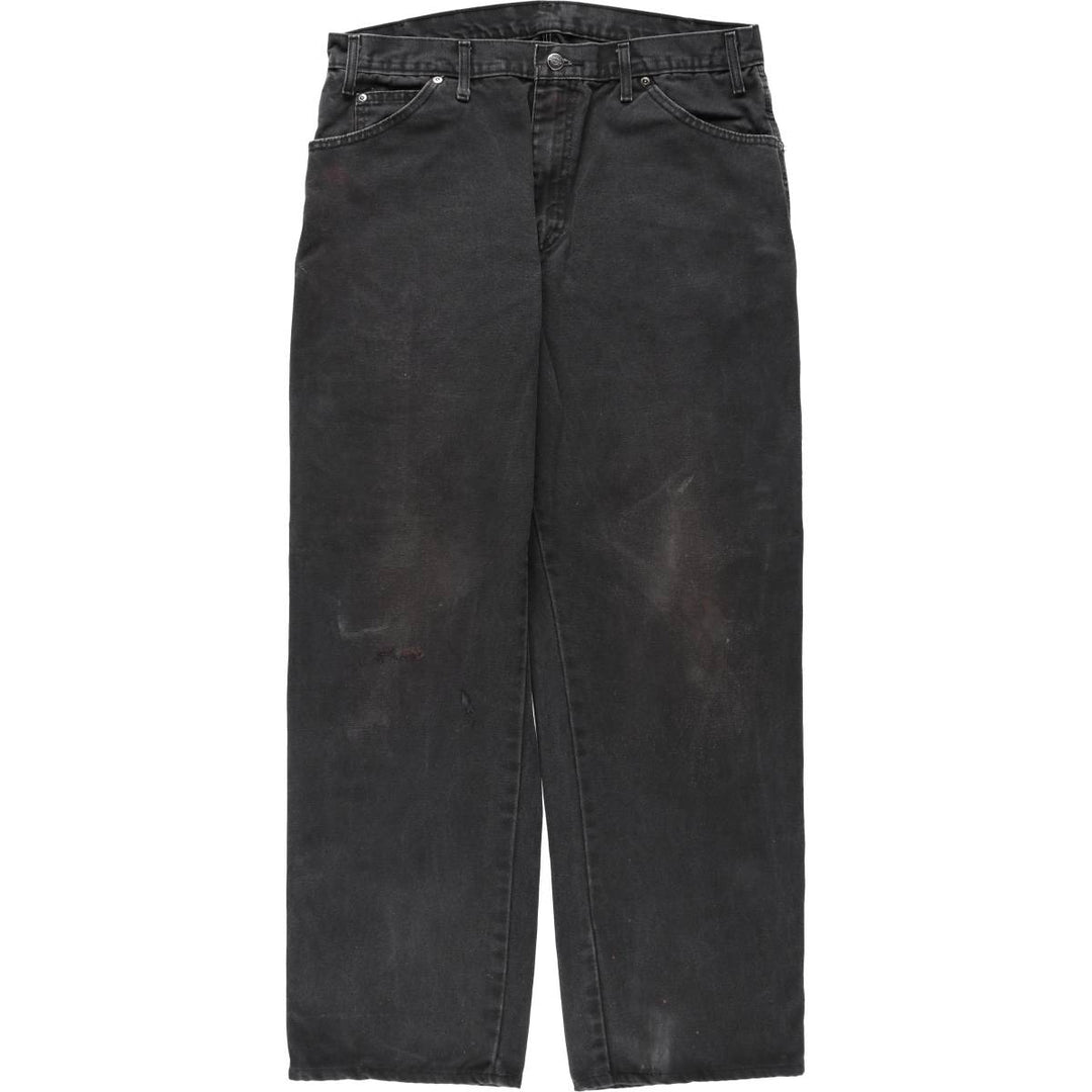Dickies Duck Painter Pants Men's W34 equivalent cotton black type Vintage Second Hand