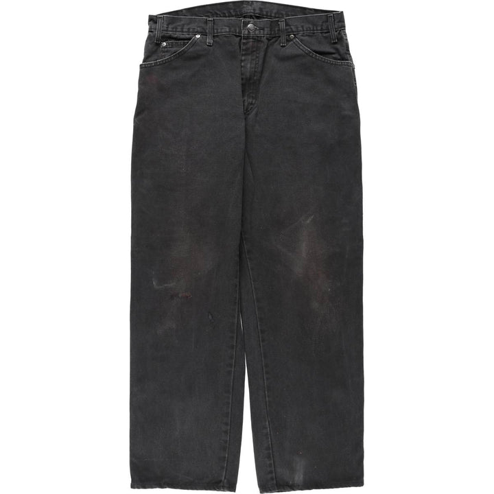 Dickies Duck Painter Pants Men's W34 equivalent cotton black type Vintage Second Hand