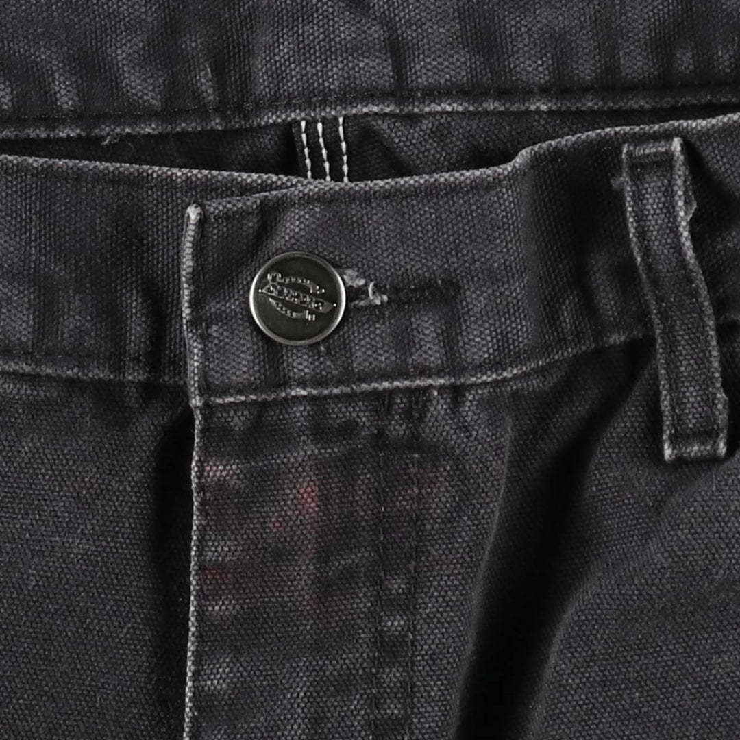 Dickies Duck Painter Pants Men's W34 equivalent cotton black type Vintage Second Hand