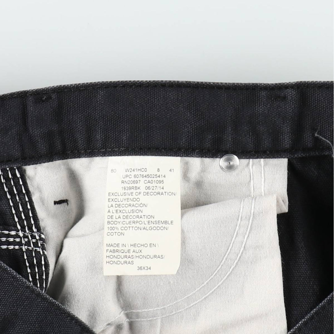 Dickies Duck Painter Pants Men's W36 cotton black type Vintage Second Hand