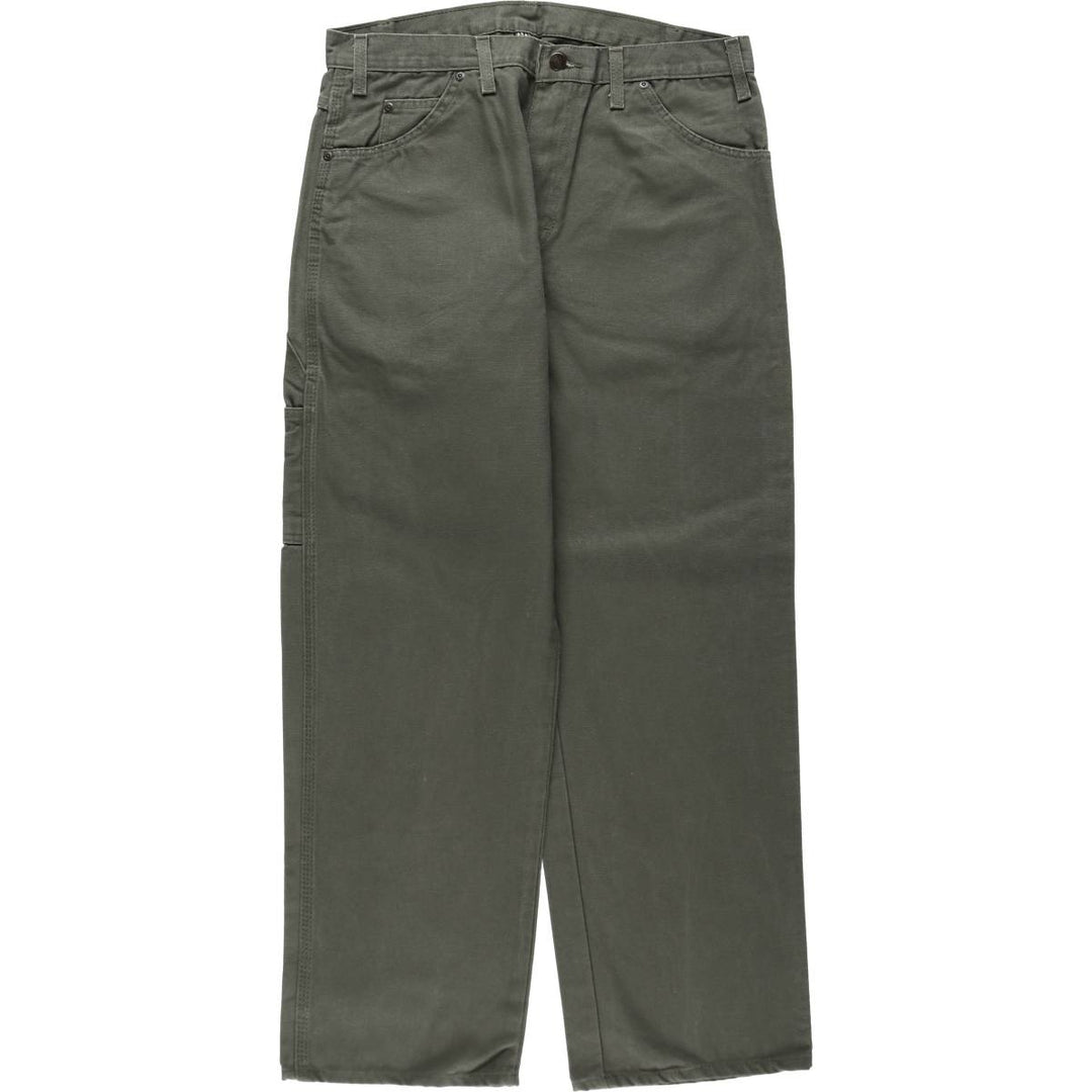 Dickies Relaxed Fit Duck Painter Pants Men's W34 equivalent cotton Khaki type Vintage Second Hand