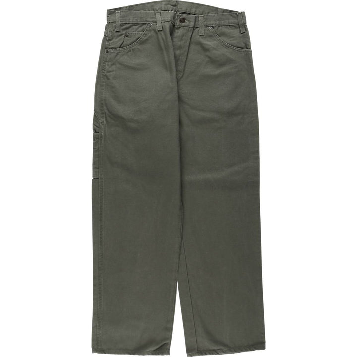 Dickies Relaxed Fit Duck Painter Pants Men's W34 equivalent cotton Khaki type Vintage Second Hand