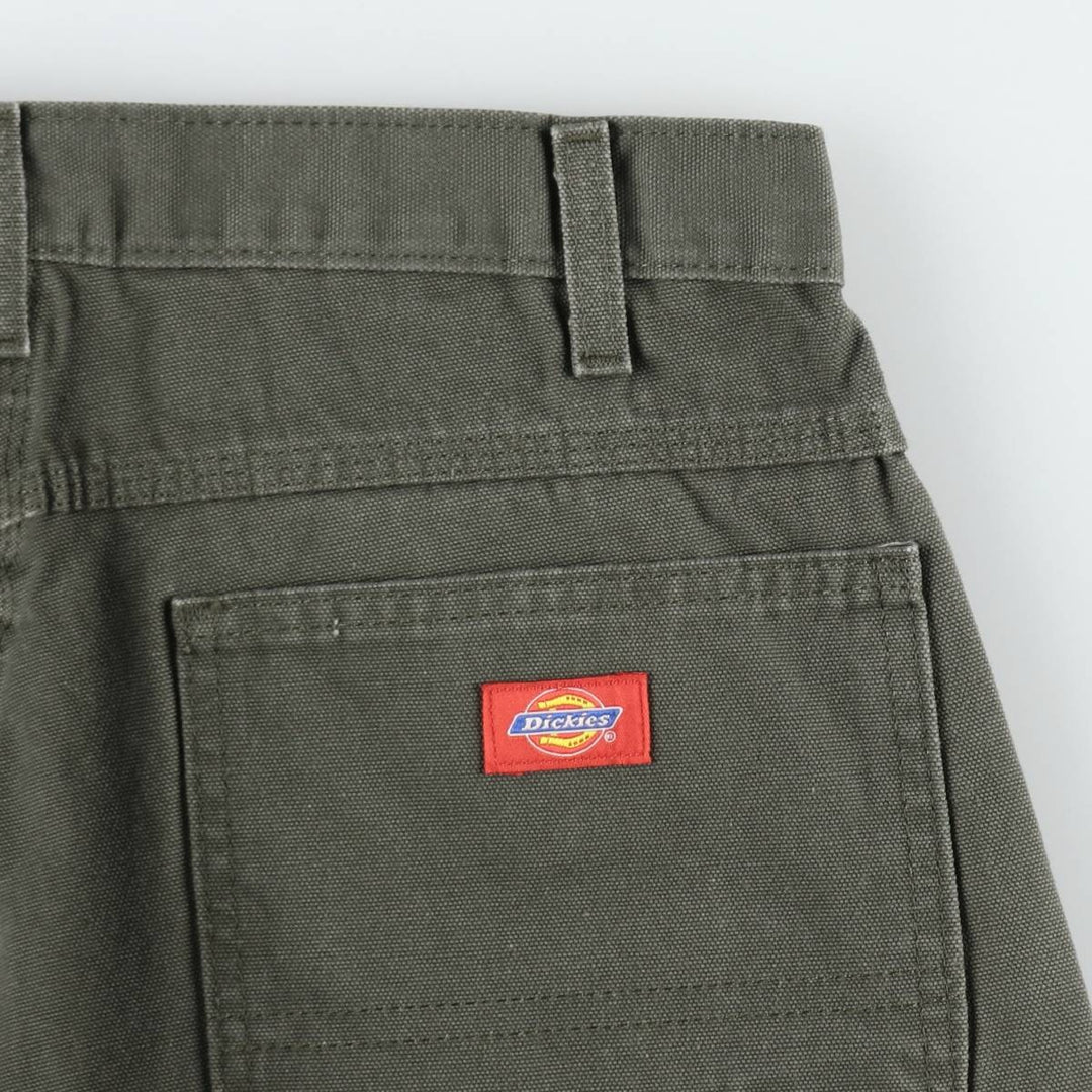 Dickies Relaxed Fit Duck Painter Pants Men's W34 equivalent cotton Khaki type Vintage Second Hand