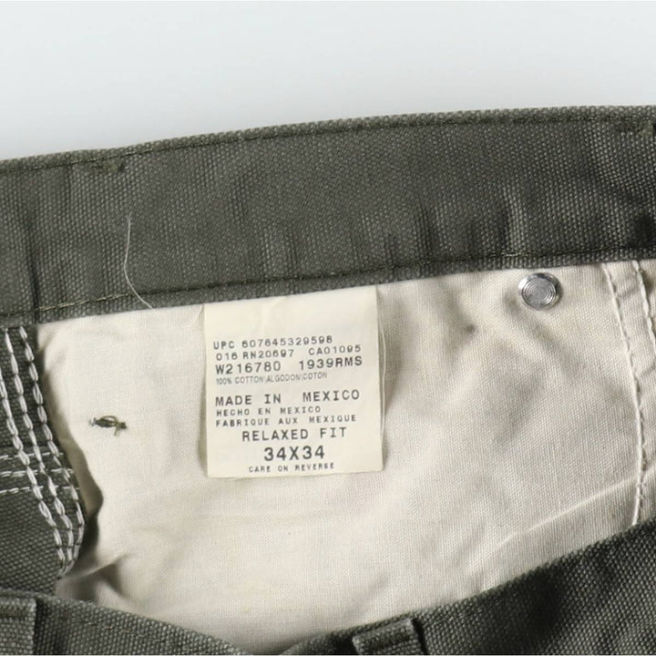 Dickies Relaxed Fit Duck Painter Pants Men's W34 equivalent cotton Khaki type Vintage Second Hand