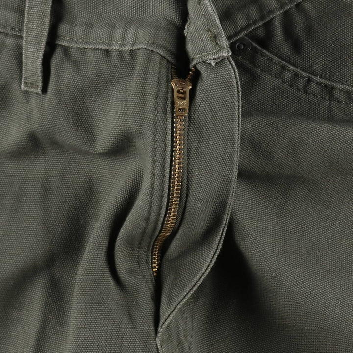 Dickies Relaxed Fit Duck Painter Pants Men's W34 equivalent cotton Khaki type Vintage Second Hand