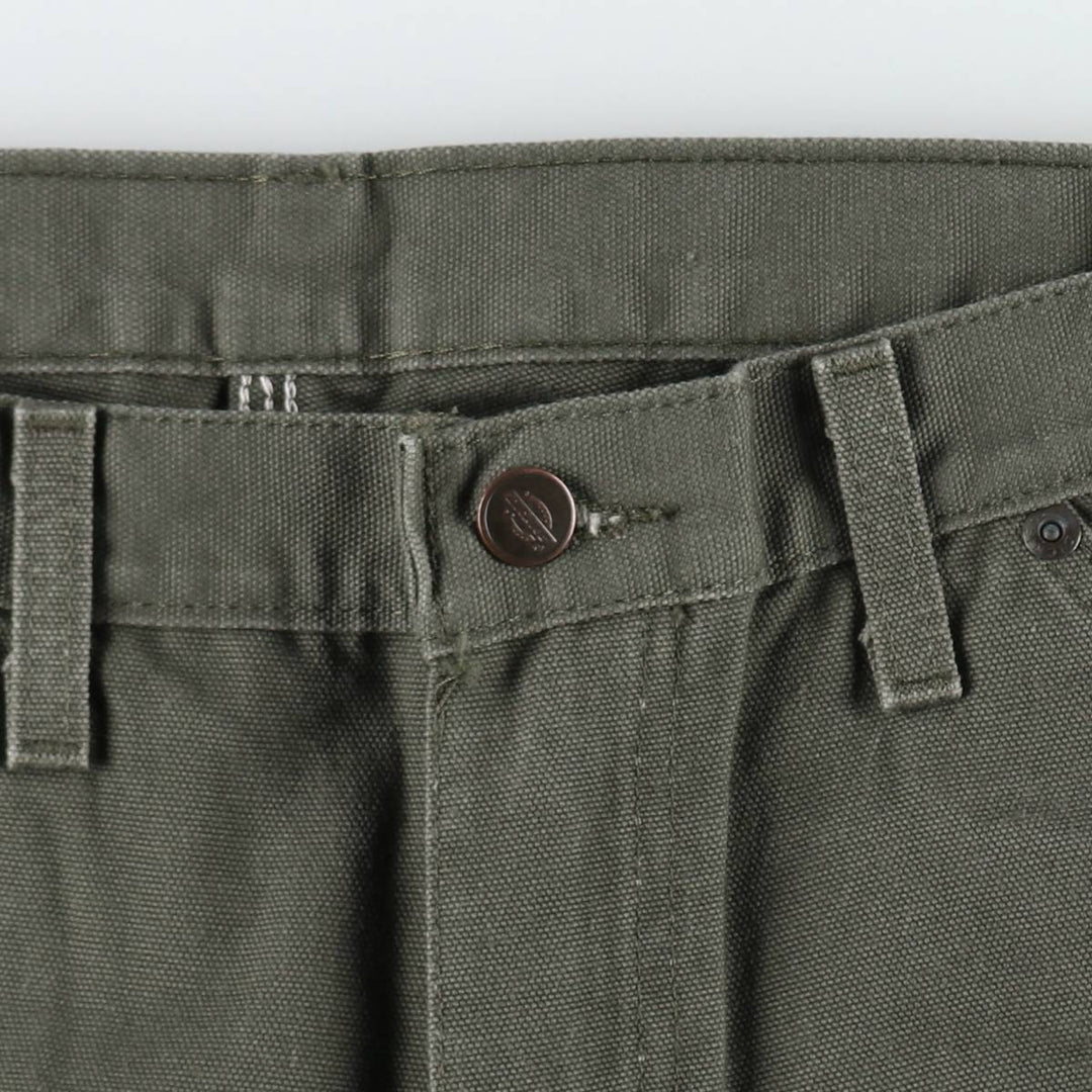 Dickies Relaxed Fit Duck Painter Pants Men's W34 equivalent cotton Khaki type Vintage Second Hand