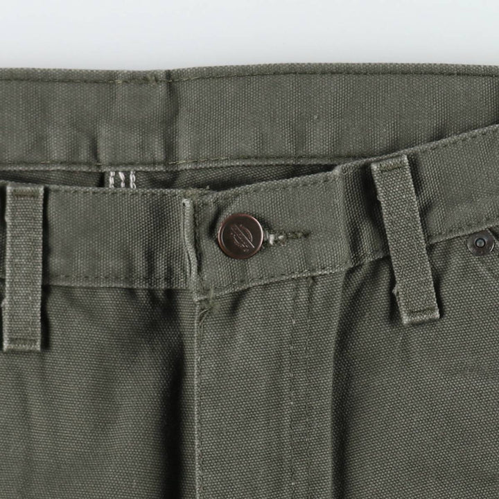 Dickies Relaxed Fit Duck Painter Pants Men's W34 equivalent cotton Khaki type Vintage Second Hand