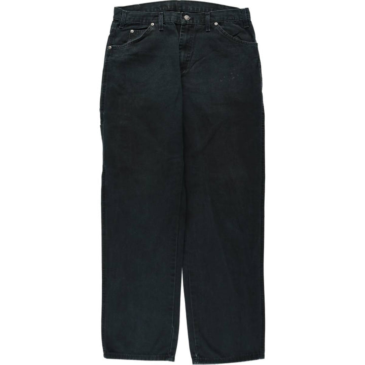 Dickies Relaxed Fit Duck Painter Pants Men's W34 equivalent cotton black type Vintage Second Hand