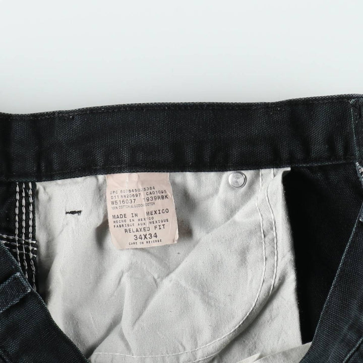 Dickies Relaxed Fit Duck Painter Pants Men's W34 equivalent cotton black type Vintage Second Hand