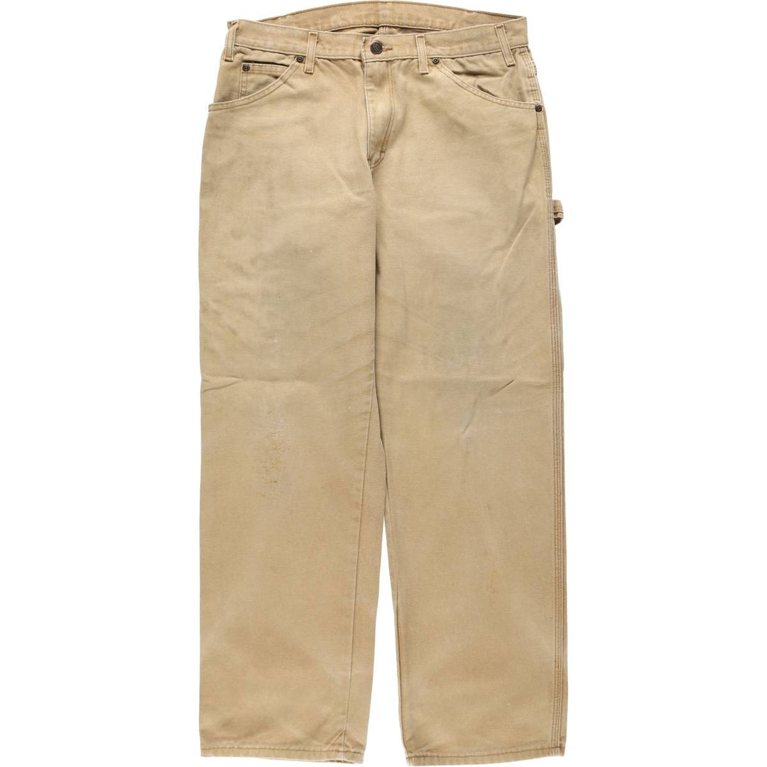 Dickies Duck Painter Pants Men's W33 equivalent cotton Camel type Vintage Second Hand