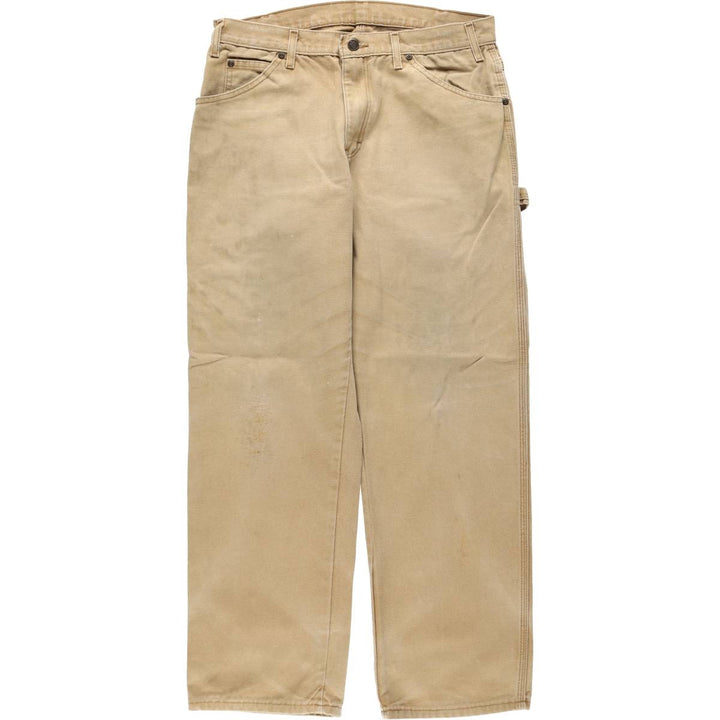 Dickies Duck Painter Pants Men's W33 equivalent cotton Camel type Vintage Second Hand